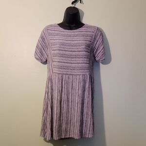 SHEIN Black and White Patterned Dress